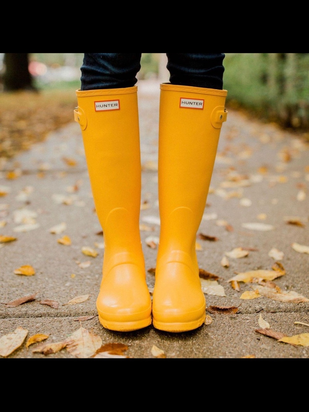 Hunter Tall Orginial Gloss Rain Boots - Bright Yellow
